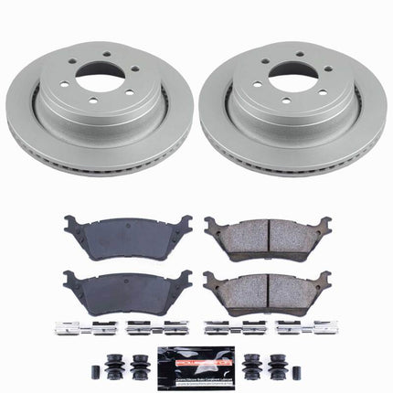 Power Stop 12-18 Ford F-150 Rear Z23 Coated Brake Kit