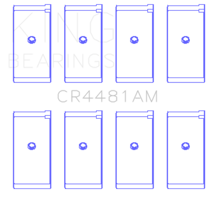 King Engine Bearings Mitsubishi G32/G63 (Size +0.25mm) Connecting Rod Bearing Set