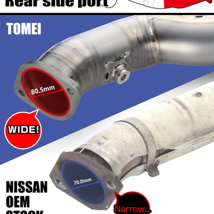 TOMEI FULL TITANIUM FRONT PIPE EXPREME Ti GT-R RB26DETT