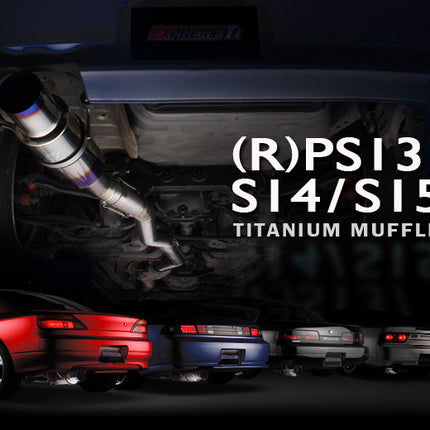 TOMEI FULL TITANIUM MUFFLER EXPREME Ti SILVIA/240SX S14 SR20DET/KA24DE