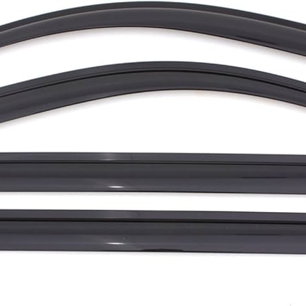 WeatherTech 16-25 Chevrolet Malibu Front & Rear Side Window Deflectors - Matte Black