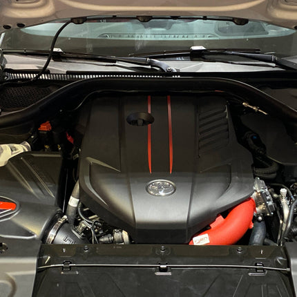 Injen 2020-2026 Toyota Supra 3.0L Turbo Intake and Charge Pipe Power Package - Wrinkle Red