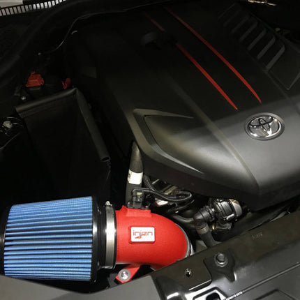 Injen 2020-2026 Toyota Supra 3.0L Turbo Intake and Charge Pipe Power Package - Wrinkle Red