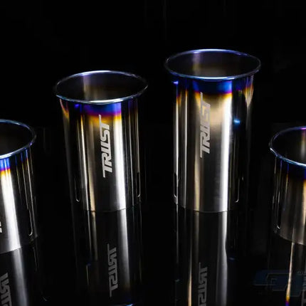 GReddy PE-TR Rolled Tip-Burnt-Ti L 190mm x 115mm