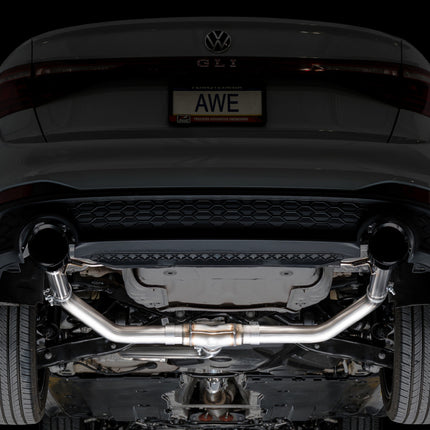 AWE Tuning 22-25 Volkswagen Jetta GLI Track Edition Exhaust - Diamond Black Tips