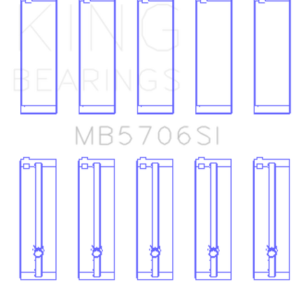 King Engine Bearings Hyundai i30 G4FC Main Bearing Set