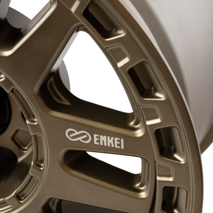 Enkei Trail-Tracker 18x9 / 6x139.7 BP / ET20 / 106.1mm Bore - Matte Bronze Wheel