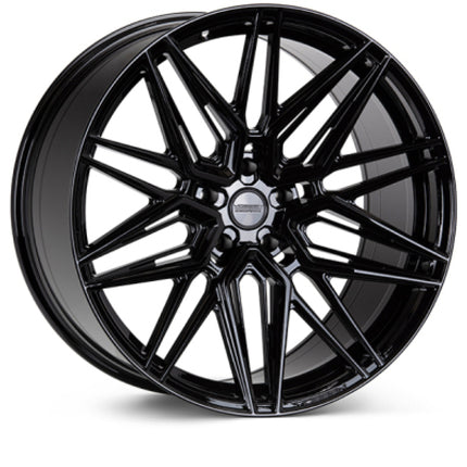 Vossen HF7 - 22x10 - ET36 - 5x112 - 66.56 - FLAT - GB - Gloss Black Wheel