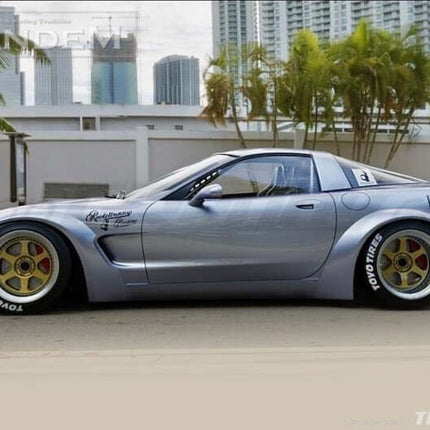 GReddy Pandem 97-04 Chevrolet Corvette C5 Fastback Coupe Rocket Bunny Full Widebody Aero Kit w/ Wing