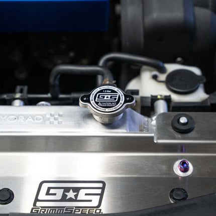 GrimmSpeed Subaru 1.3 Bar Radiator Cap - Black