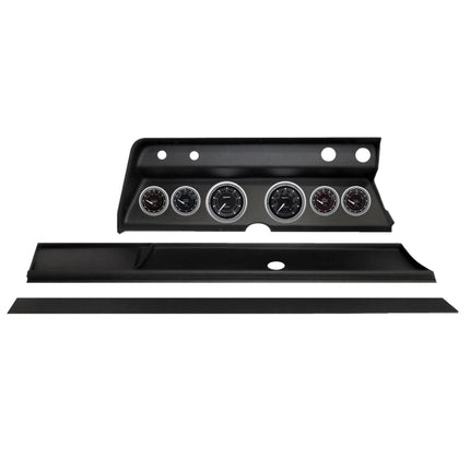 Autometer Chrono Chrome Direct Fit Dash Kit 1966 Chevy Chevelle (2 x 3-3/8in. / 4 x 2-1/16in.)
