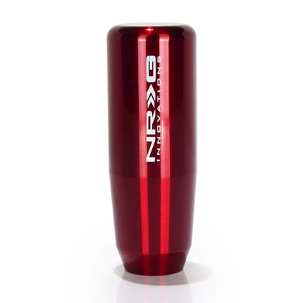 NRG Universal Short Shifter Knob - 3.5in. Length / Heavy Weight .85Lbs. - Red