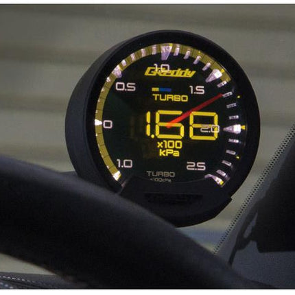 GReddy Sirius Unify Turbo Boost Gauge Set (Sirius Meter w/Boost Pressure Sensor Set & Vision Displ)