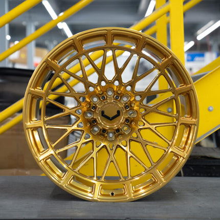 Vossen Forged LCX-03 - 24x12-44 - 8x170 - 125.1 - Polished Imperial Gold