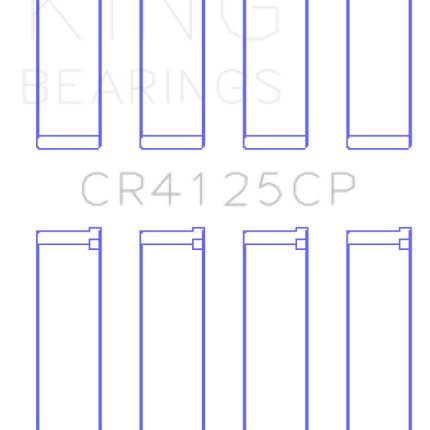 King Engine Bearings Subaru EJ20/EJ22/EJ25 (Including Turbo) Performance Rod Bearing (Set of 4)