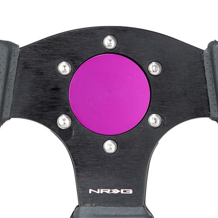 NRG Horn Delete Plate Flush Fitting - Purple