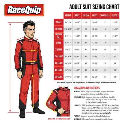 RaceQuip SFI-20 Jacket Black 2XL