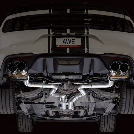 AWE Tuning 18-23 S550 Mustang GT SwitchPath Exhaust - Chrome Silver Tips
