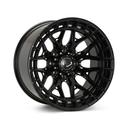 Vossen HFX-1 20x9 - 8x165.1 - ET18 - Deep Face - 125.1 - Satin Black Wheel