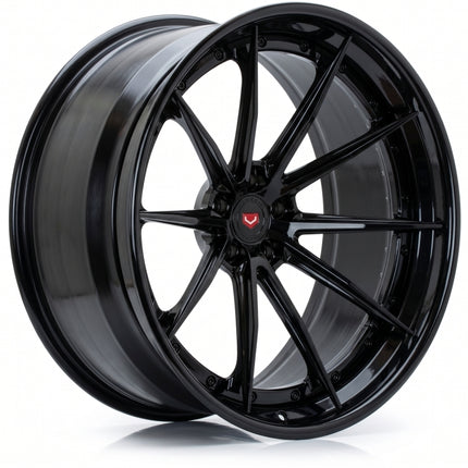 Vossen Forged VPS-1 - CNTR Nut - 19X10 - 5X120.65 - ET30 - Gloss Black - C6/C7 Grand Sport Front