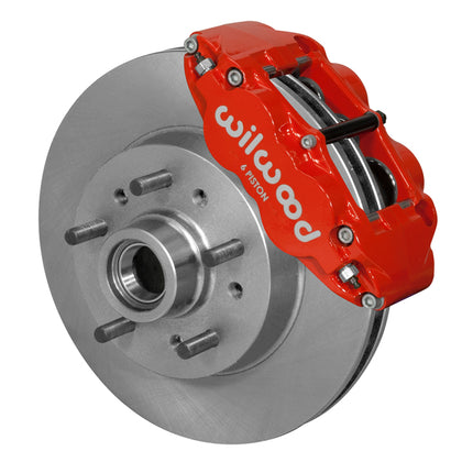 Wilwood kit front 60-63 GM C10 truck FNSL6R 11.86 rotor red