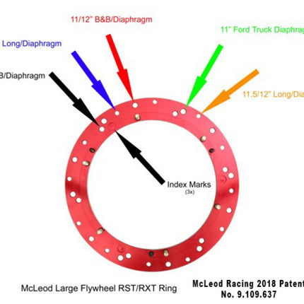 McLeod Racing RST HD Twin - For Large Diameter Flywheel - Red Ring - 1 x 14 Spline