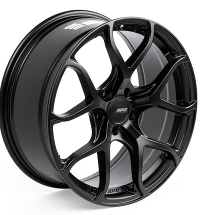 APR A01 Flow Formed - 19X8.5 - 5x112 - ET45 - Satin Black Wheel