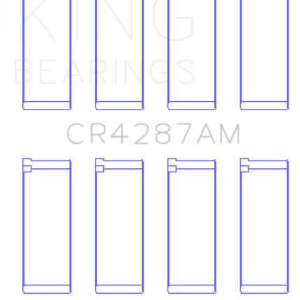 King Engine Bearings Acura B18C1/B18C5 L4/Honda 110CI  DOHC Rod Bearing Set - Size STD