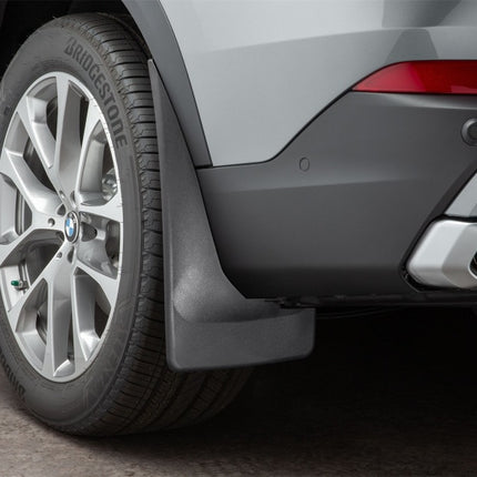 WeatherTech 24-26 BMW X5 40i Rear Mudflaps - Black