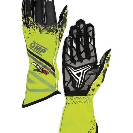 OMP KS-2 ART my2025 KART GLOVES WHITE / BLACK / RED SZ XS