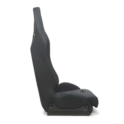 NRG Defender Water Resistant Steel Frame Suspension Seats Black w/ Blue Trim & Defender logo