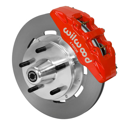 Wilwood kit front wwe pro spindle DP6 5X5.00 hub 12.19 rotor red