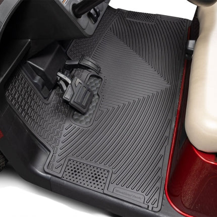 WeatherTech 2024 EZGO FreedomRXV/Valor GolfCartMat - Black