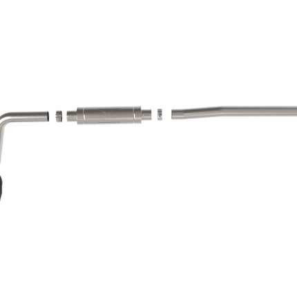 aFe Rebel Series 3in 304 Stainless Middle-Side Exit Exhaust Black Tips Toyota Hilux 15-26 L4-2.4/2.8
