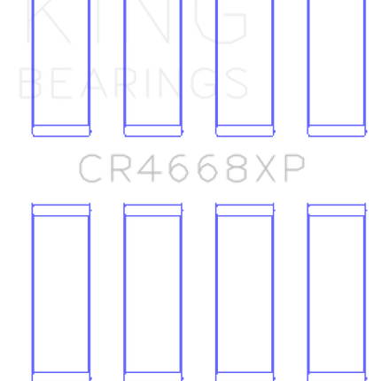 King Engine Bearings Hyundai G4Ke/G4Kc (Size +.026mm) Connecting Rod Bearing Set