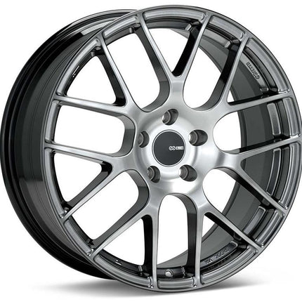 Enkei Raijin 19x8 42mm Inset 5x120 Bolt Pattern 72.6 Hub Bore Hyper Silver Wheel