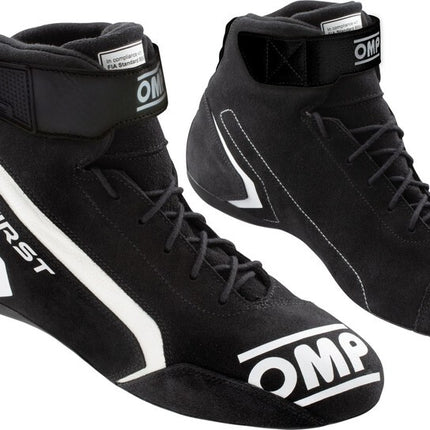 OMP FIRST SHOES FIA 8856-2018 NAVY BLUE / ORANGE SZ 44