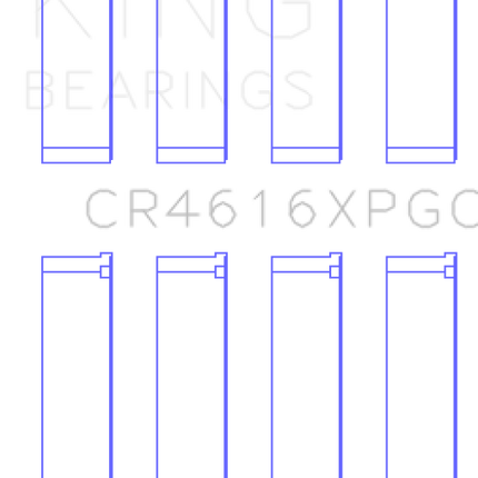 King Engine Bearings Subaru FA20/Toyota 4U-GSE Tri-Metal Connecting Rod Bearing Set - Size +.25mm