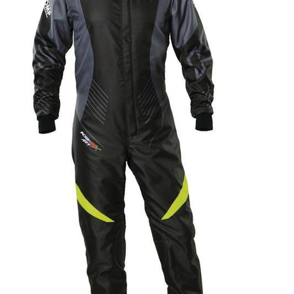 OMP KS-2X ART SUIT FIA 8877-2022 BLACK / FLUO YELLOW SZ 60