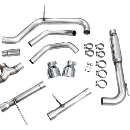 AWE Tuning 22-25 Volkswagen Jetta GLI Track Edition Exhaust - Chrome Silver Tips