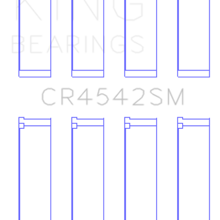 King Engine Bearings Honda K-Series (Except A3)/16V 2.0L/2.3L/2.4L (Size +0.25mm) Conrod Bearing Set