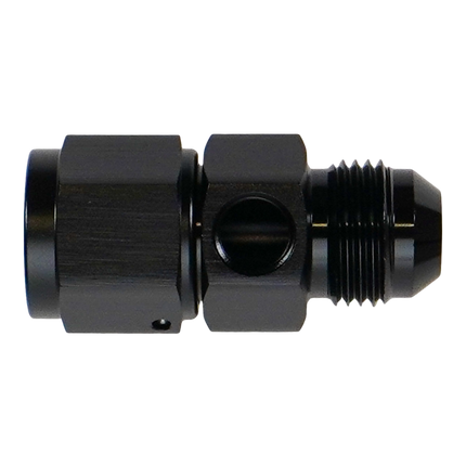 DeatschWerks 8AN Male Flare to Female Flare Swivel with 1/8th NPT