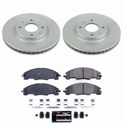 Power Stop 08-11 Ford Focus Front Z23 Coated Brake Kit