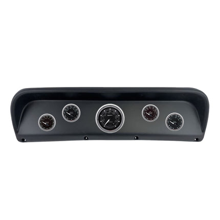 Autometer Chrono Chrome Direct Fit Dash Kit 67-72 Ford F100 (1 x 3-3/8in. / 4 x 2-1/16in.)