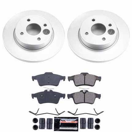 Power Stop 18-21 Ford EcoSport Rear Z23 Coated Brake Kit