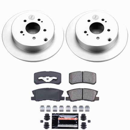 Power Stop 04-08 Mitsubishi Endeavor Rear Z23 Coated Brake Kit