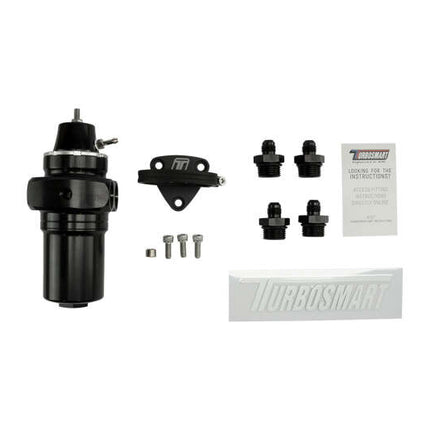 Turbosmart FPRF6 Fuel Pressure Regulator and Filter - Black