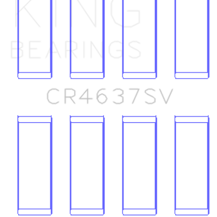 King Engine Bearings Audi BYT/ CDNC/ CCZD/ CPSA (Size 0.75) Connecting Rod Bearing Set