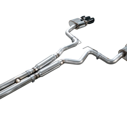 AWE Tuning 18-23 S550 Mustang GT SwitchPath Exhaust - Diamond Black Tips
