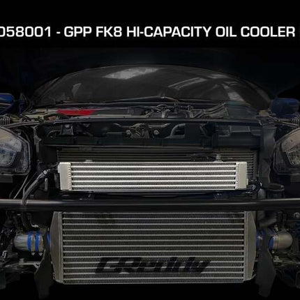GReddy 2017+ Honda Civic Type-R High Capacity Front Mount Oil Cooler Kit